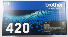 Brother Genuine 420 TN420 Toner Cartridge 1200 Page Yield Black Ink NIB
