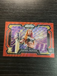 Jakara Jackson 2024 Panini Prizm WWE RC Rookie #12 Red Wave Prizm - NXT