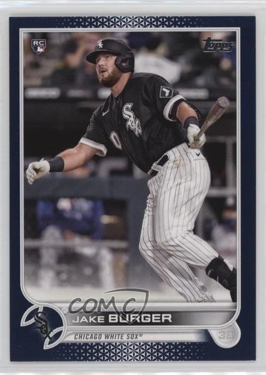 2022 Topps Series 1 Royal Blue Jake Burger #186 19fi