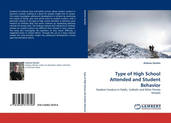Andrew Donlan | Type Of High School Attended And Student Behavior | Taschenbuch-image