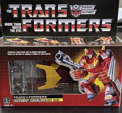 BRAND NEW Hasbro Transformers Autobot Cavalier Hot Rod Converting Robot Figure