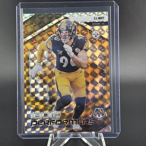 2025 Panini Mosaic #12 T.J. Watt Epic Performers Mosaic