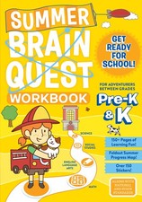 Summer Brain Quest Workbook Pre K to K Fun Learning Activities and Games