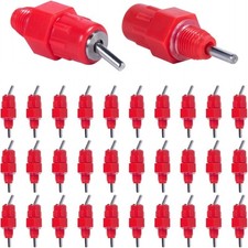 30 Pack Automatic Chicken Waterer Poultry Water Nipple Drinker Feeders Hen...