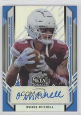 2021 Leaf Metal Draft Portrait Blue Rainbow /35 Osirus Mitchell #PA-OM1 Auto 3wu