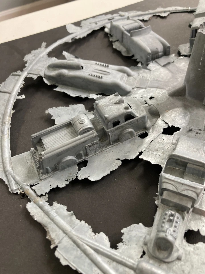 VTG. Midgetoy Diecast Metal Car Toys - Rockford, Il - Factory Sheet W/8 Cars - Image 4 of 4