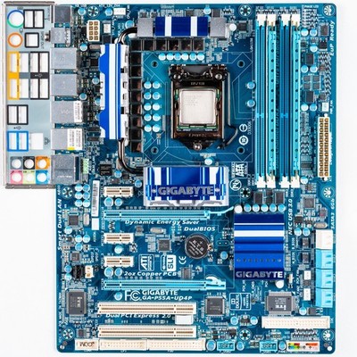 Gigabyte GA-P55A-UD4P LGA1156 ATX Motherboard DDR3 12 Phase VRM SATA 6Gbs USB3.0