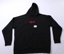 LGND Supply Co. Men's Drawstring Embroidered Hoodie CA4 Black Size XL 