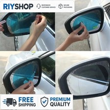 2pcs Car Rearview Mirror Anti-Fog Rainproof Film Anti-Glare Protective Cover