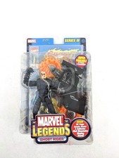 Marvel Legends Series III GHOST RIDER w Cycle & Comic 6 Toy Biz 3 2002 Sealed