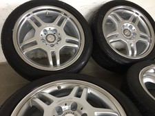 4 AMG Felgen + Michelin 7,5 + 8,5 x 17 Mercedes W203 W202 W209 R170 R171 W208 