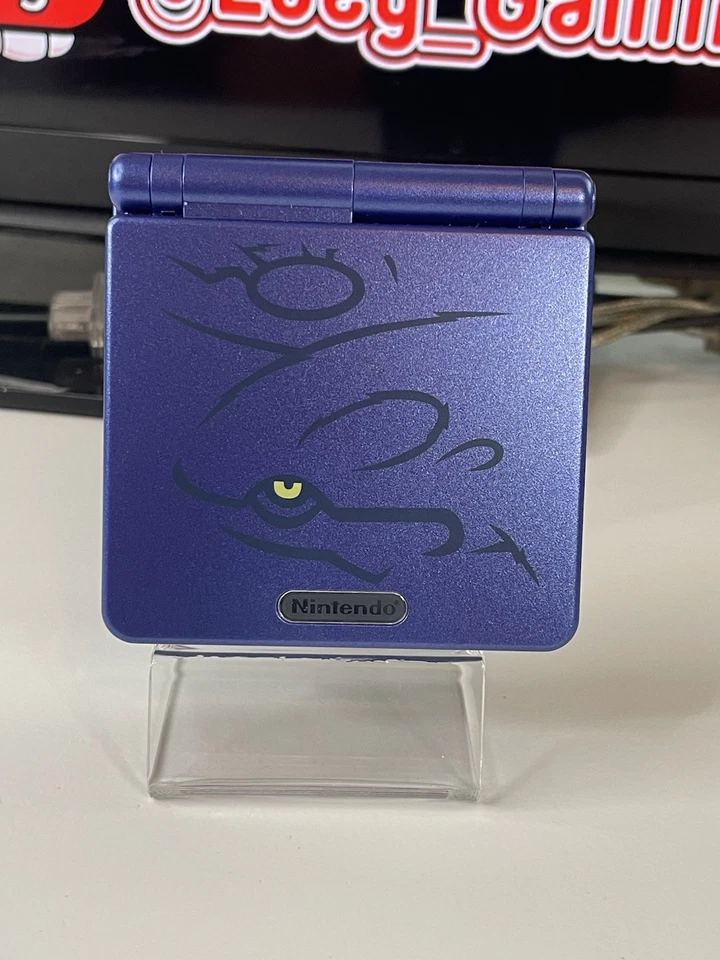 Nintendo Gameboy Advance SP (Blue Kyogre Color) IPS V5 with Authentic Sapphire - Image 3 of 4