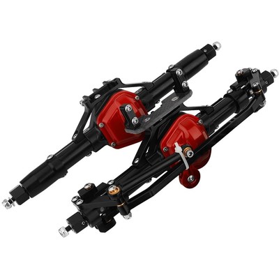 Aluminum Front Rear Complete Axle Set with Enhanced Axle Shaft for Axial SCX1...