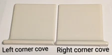 New Cove Right and Left Corner Almond 4 1/4" Glossy Ceramic Daltile Tile READ