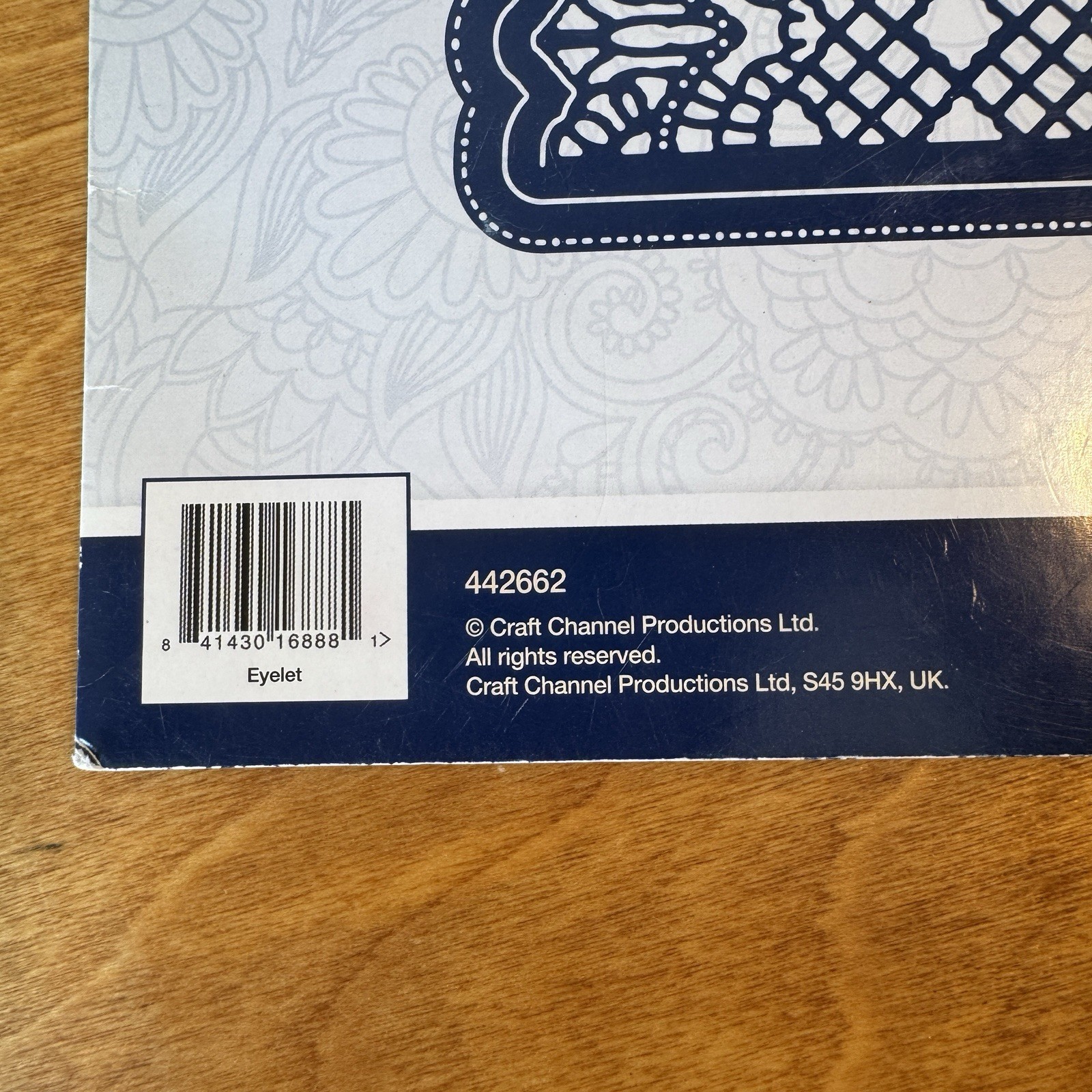 Tateeree Tattered Lace Eyelet Cutting Dies Set of 3 Large Unused 442662 UK ...