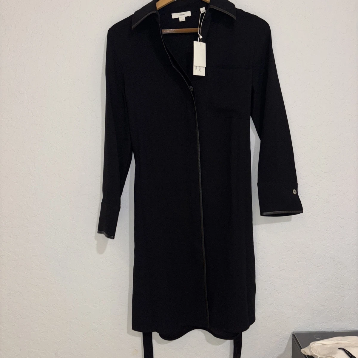 Sour Cranapple Geek Bar Flavor VINCE- Leather Dress Black Vince Women's  Satin Slip Dress - Coastal Blue - Size XXS