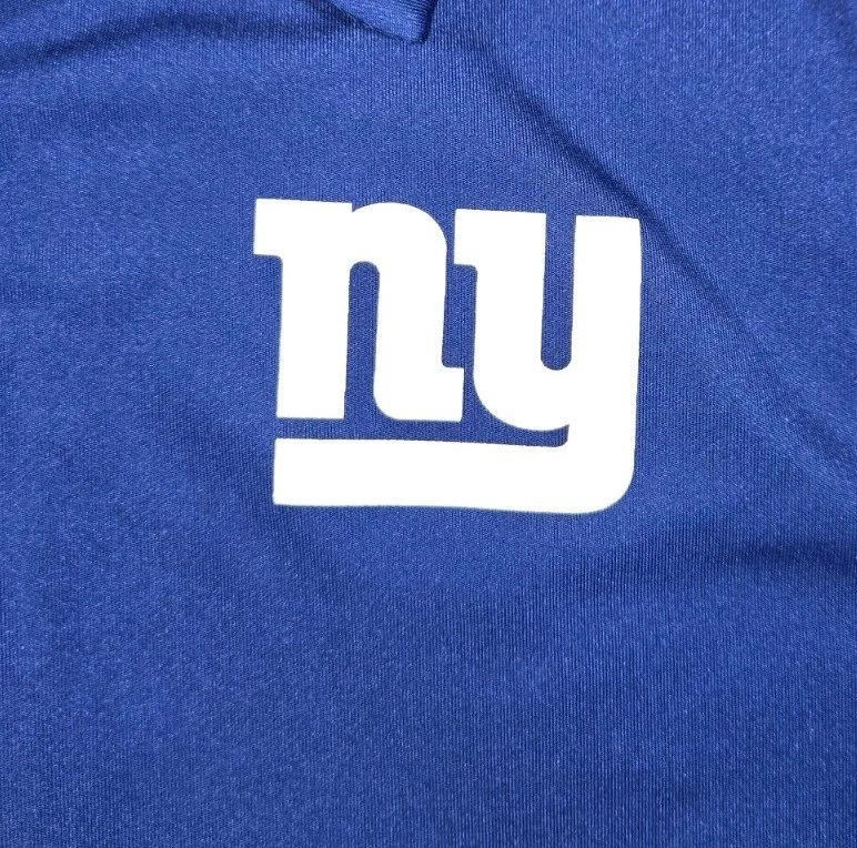 Nike DriFit NFL New York Giants NYG Polo Azul Gris Para Hombres Mediano  Foto 4 de 4