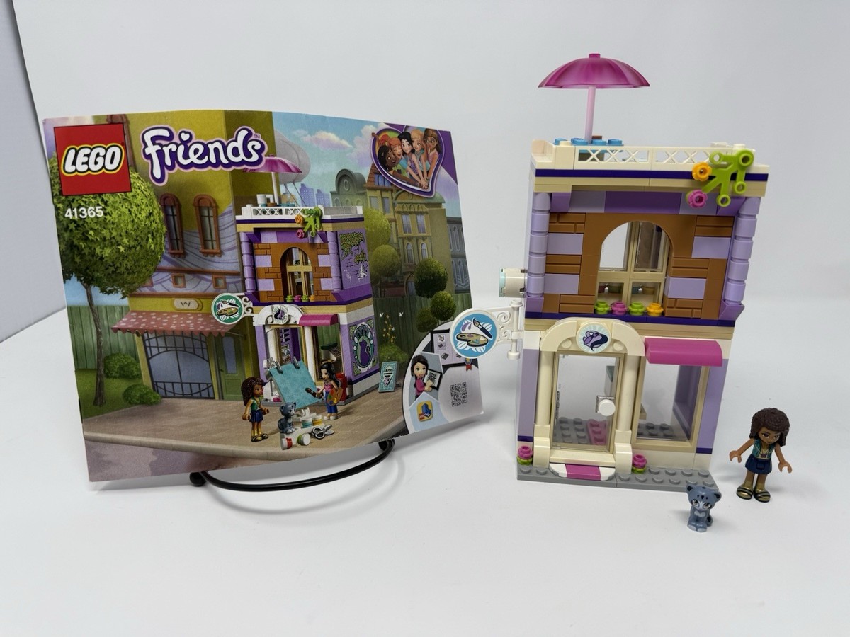 Lego 41365 Friends Emma’s Art Studio Near Complete with Instructions