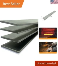 Steel Flat Stock for Knife Making High Carbon Flat Steel Bars 12x1.5x0.12 4 Pack