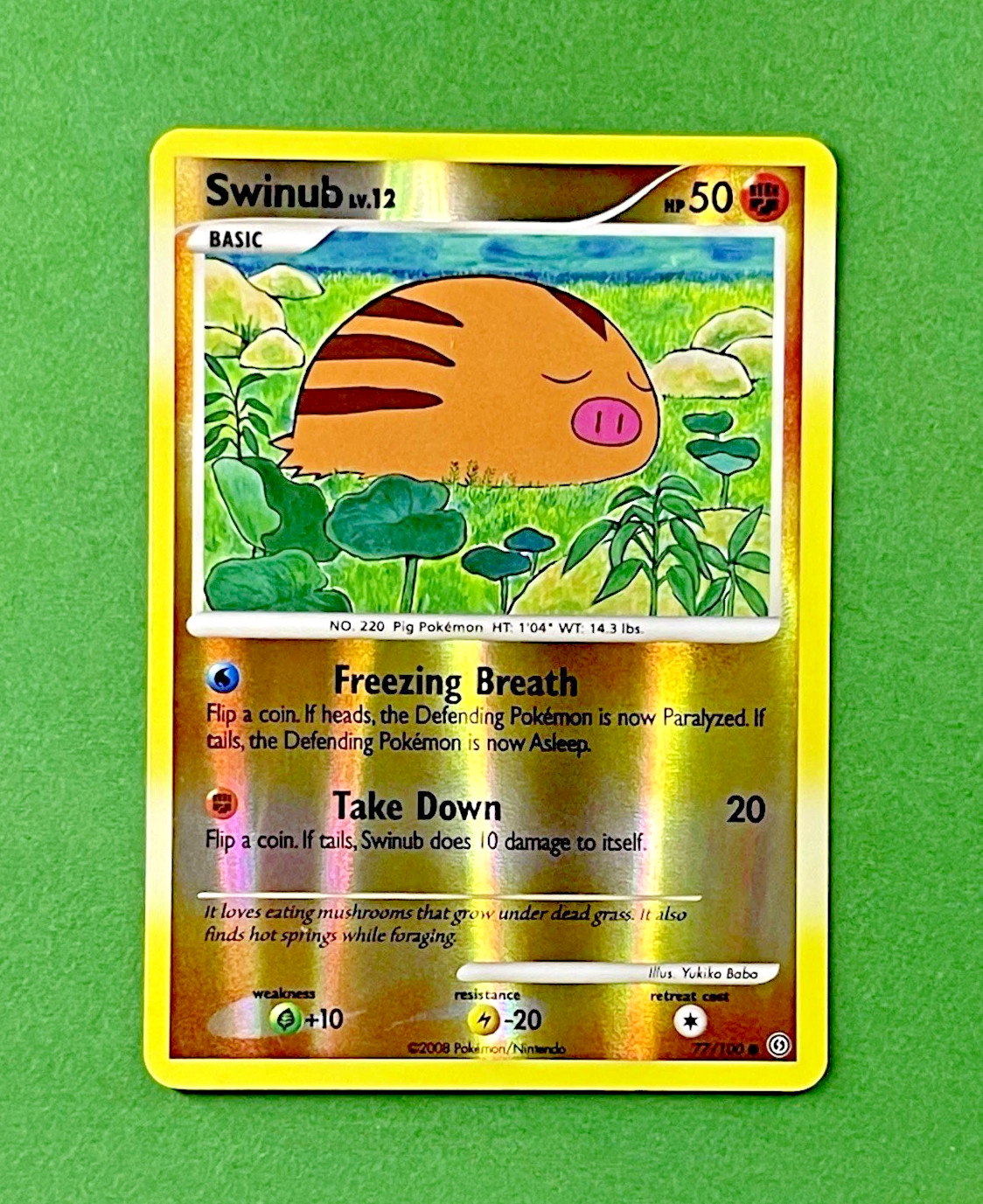 Swinub 77/100 Stormfront Reverse Holo