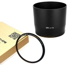 JJC Lens Hood, 67mm MRC Nano Filter Canon EF 70-300mm f4-5.6 IS II USM as ET-74B