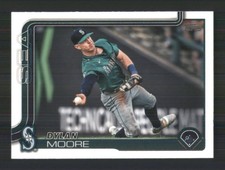 2025 Topps #105 Dylan Moore Seattle Mariners 43097