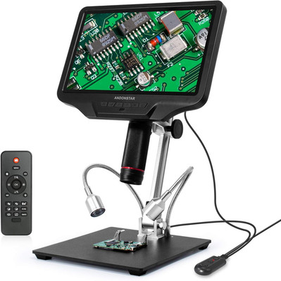 10.1'' WIFI HDMI Digital Microscope AD409, 1080P Long Object Distance PCB Solder