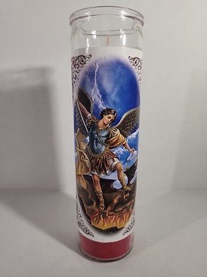 SAN MIGUEL ARCANGEL 7 day candle / St. Michael Archangel