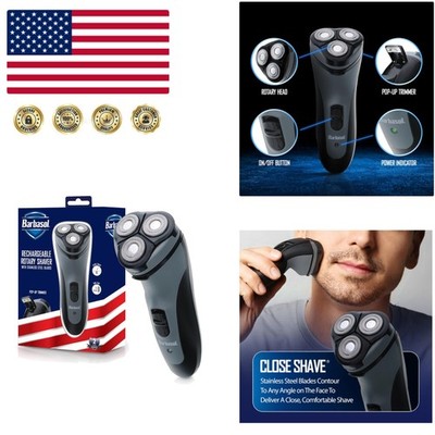 Convenient Rechargeable Shaver with Stainless Steel Blades - Ultimate Grooming