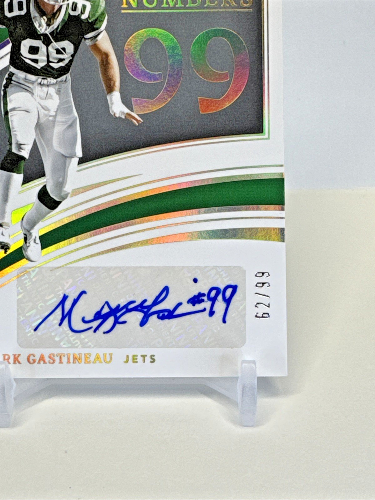 2022 PANINI IMMACULATE COLLECTION FOOTBALL MARK GASTINEAU AUTO /99 #NSI-MGA view 2