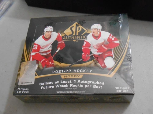 2021-22 Upper Deck  SP AUTHENTIC   Sealed Unopened  Hockey  HOBBY BOX