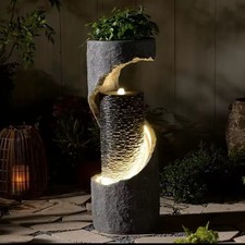 Indoor Outdoor Water Fountain Resin LED Pump ...