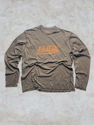 Von Dutch T-shirt Manches Longues Vintage Années 90 Version « Reverse » Rare - Photo 1/4