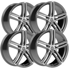 Set Of 4 Vision 640 Nitrous 18x8 5x108 40mm Gunmetal Wheels Rims 18 Inch Set Of 4 Vision 640 Nitrous 18x8 5x108 40mm Gunmetal Wheels Rims 18 Inch