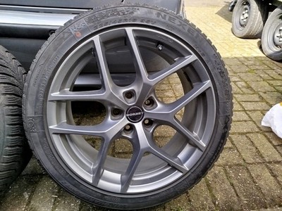 Borbet Felgen Titan matt 18'' mit Winterreifen für Audi/VW/Mercedes