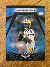 Jayden Daniels 2024 SAGE NFL Football QB Rookie RC #122 LSU Tigers & Commanders