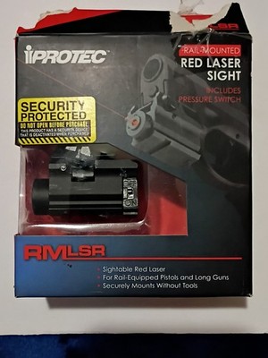 iProtec RMLSR 6081 Rail-Mounted Red Laser Sight with Pressure Switch