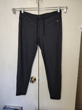 Danskin Now DRI-MORE Women's Fitted Ankle Pants Charcoal Gray L Moisture Wicking