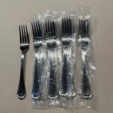 (12 New Bon Chef Stainless Fork 18/10