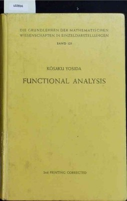 Functional Analysis. Yosida, Kosaku: