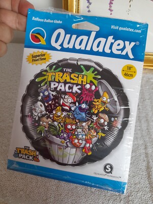 The Trash Pack 18'' Jungen Ballon Trashies Rund Folie für Helium Retro Geburtstag 
