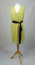 Mango Suit Sleeveless Knee Length V Neck Dress With Belt Size Uk 8 CR017 EE 02 