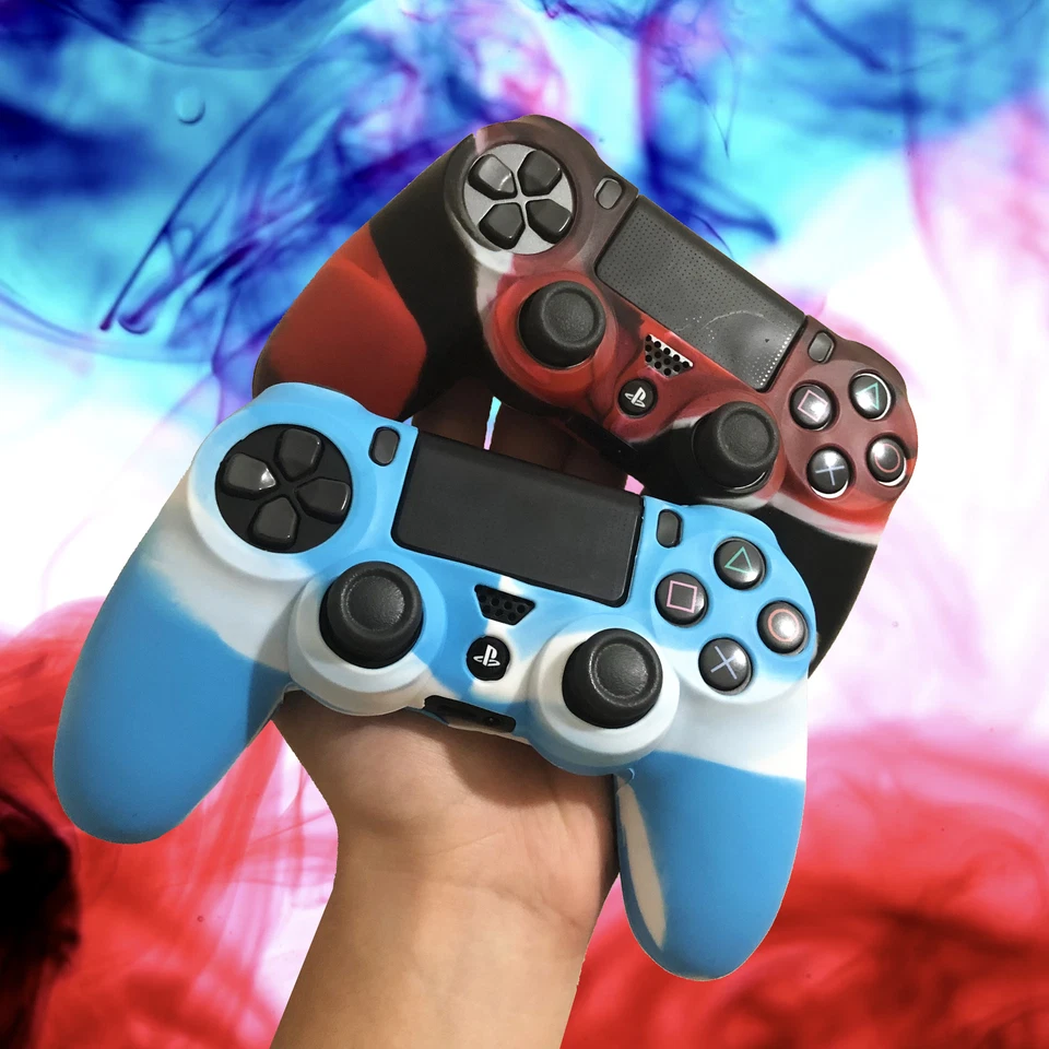 Camo Hülle für PS4 Controller Schutz Griffe Silikon Gummi Cover Skin von EGP™ - Bild 2 von 4