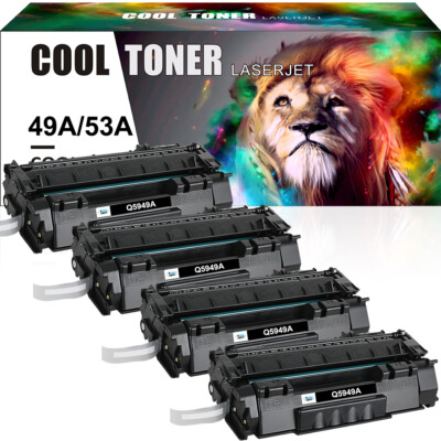 4x Toner XXL Kompatibel für HP Q5949A 49A LaserJet 1160 1320 1320n 3392 P2015dn
