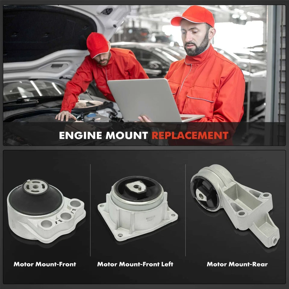 3x Montaje de motor para Saturn L100 2001-2002 L200 2001-2003 LS LS1 LW1 2000 Foto 2 de 4