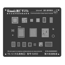 QianLi 3D BGA Stencil Template - Communication Base Band Module - iPhone 8(S450)