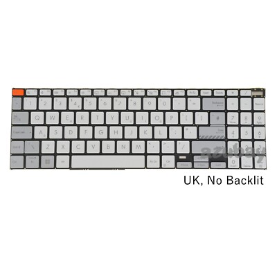 Laptop Keyboard For ASUS VivoBook Pro 15X OLED K6501 White and Gray