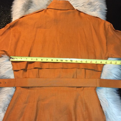 Vestido midi vintage Ann Tian para Kenar 2 para mujer de lino con cinturón talla 10 - Imagen 8 de 10