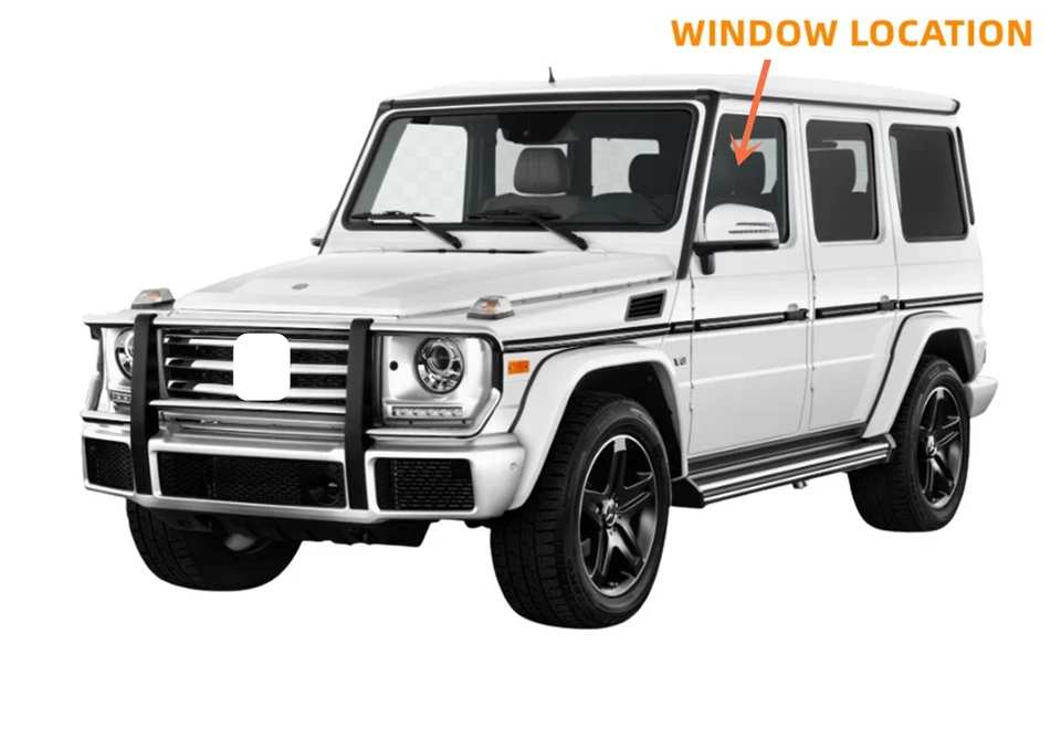 Cristal ventana puerta delantera para Mercedes Benz serie G G500 G55AMG G550 G63AMG  Foto 4 de 4