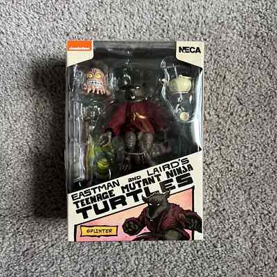 NECA TMNT Teenage Mutant Ninja Turtles Mirage Comics Splinter 7'' Action Figure